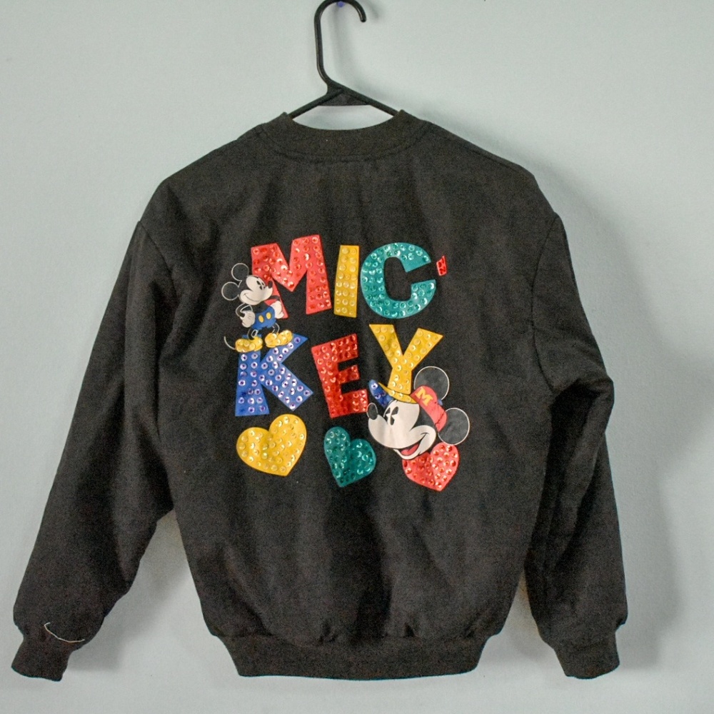 Authentic vintage Mickey mouse puffy jacket VTG